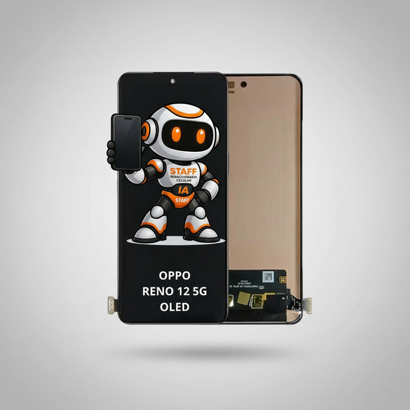 Pantalla Oppo Reno 12 5g Oled Cph2625 Alta Calidad Premium Negro