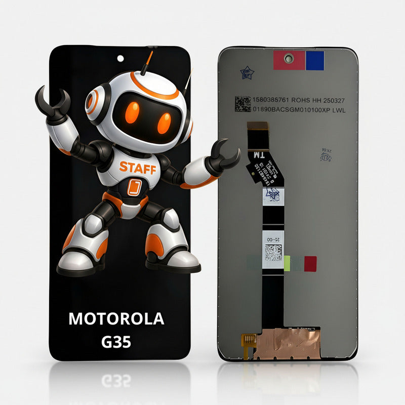 Pantalla Compatible Motorola G35  Alta Calidad Premium Negro