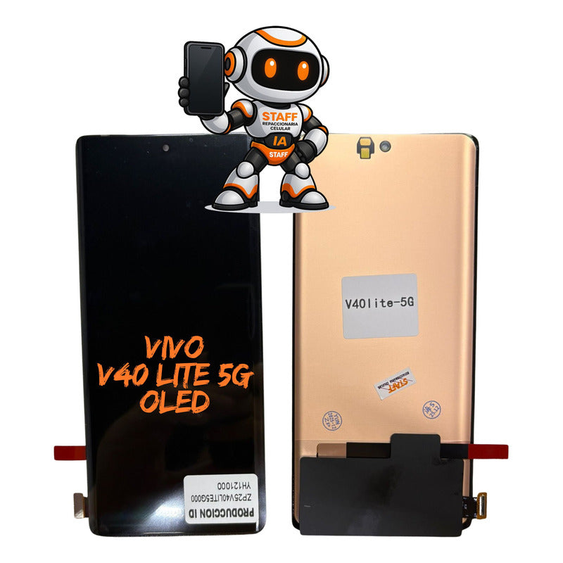 Lcd Pantalla Vivo  V40 Lite 5g Oled Curva Calidad Premium Negro
