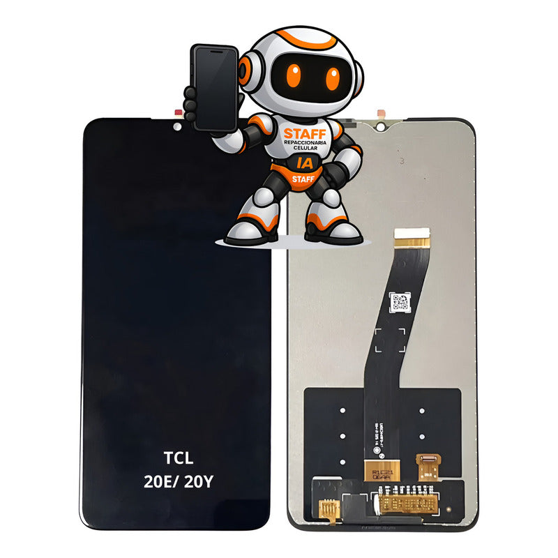 Pantalla Compatible Tcl 20e Tcl 20y Calidad Premium Negro