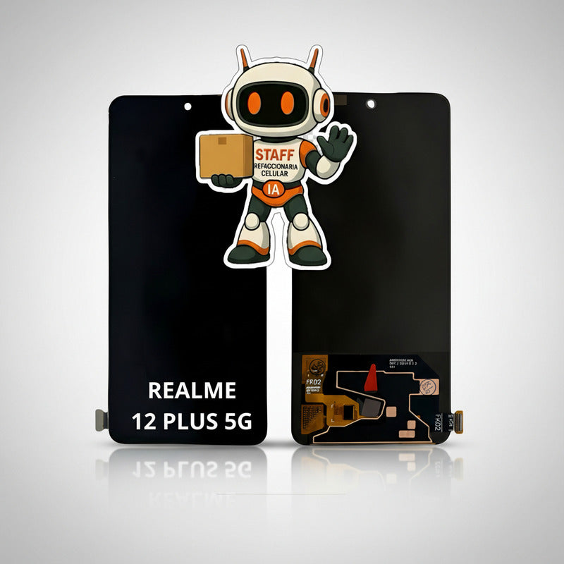 Pantalla Realme 12 Plus 5g Rmx3867 Oled Marco Alta Calidad Negro