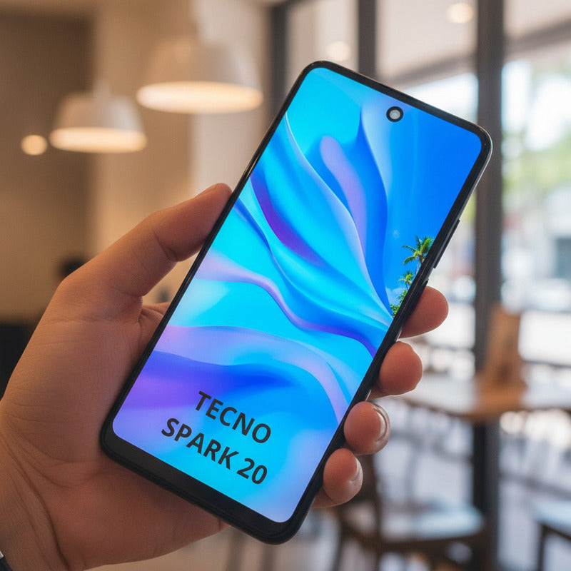 Pantalla Compatible Tecno Spark 20 Alta Calidad Premium Negro