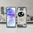 Pantalla Display Oled Para Samsung A55 Con Marco Premium Negro