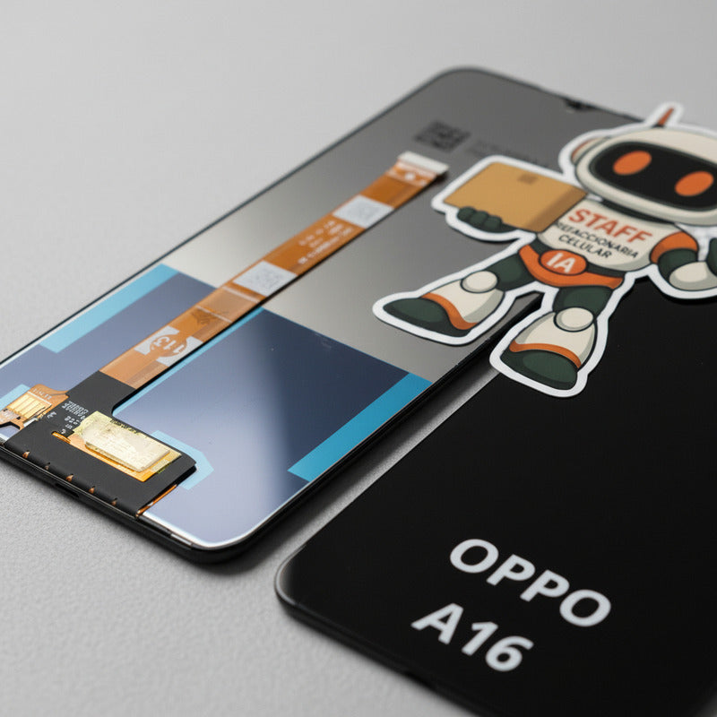 Pantalla Compatible Oppo A16 /a16s  Alta Calidad Premium Negro