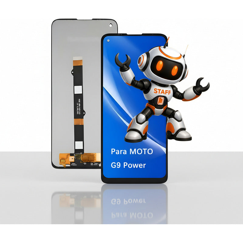 Pantalla Compatible Motorola G9 Power Alta Calidad Premium Negro