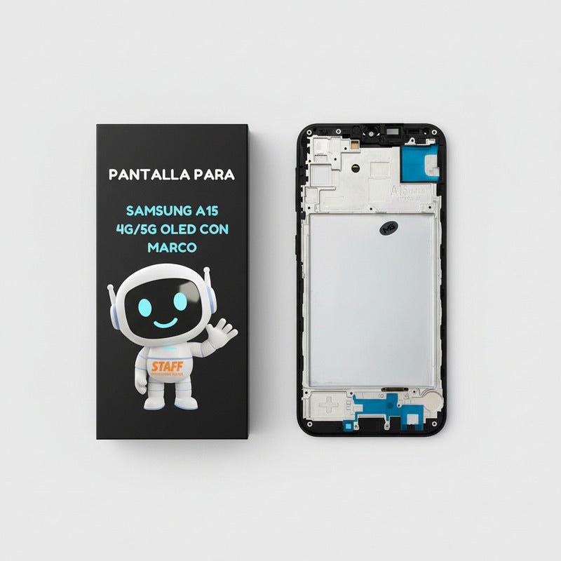 Pantalla Display Para Samsung A15 4g 5g A155 A156 Oled Marco Negro