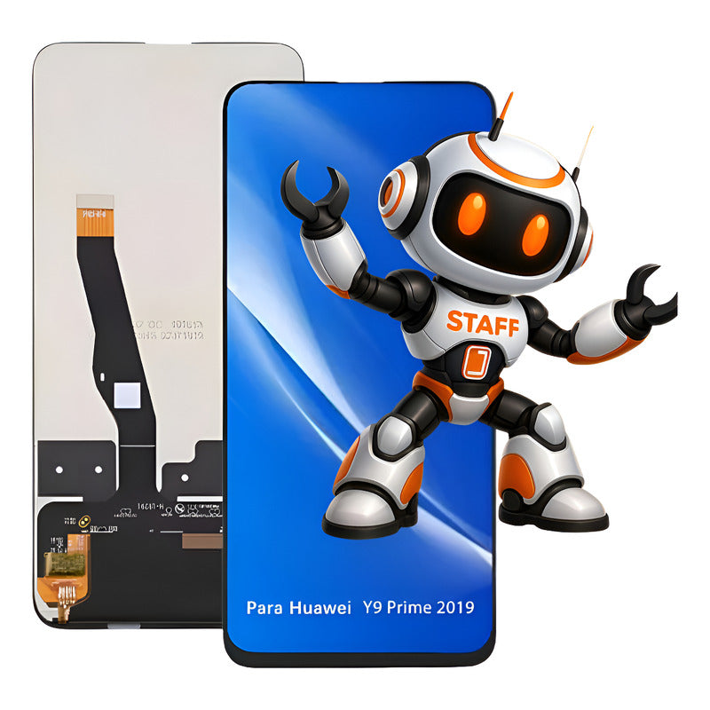 Pantalla Compatible Huawei Y9 Prime Alta Calidad Premium Negro