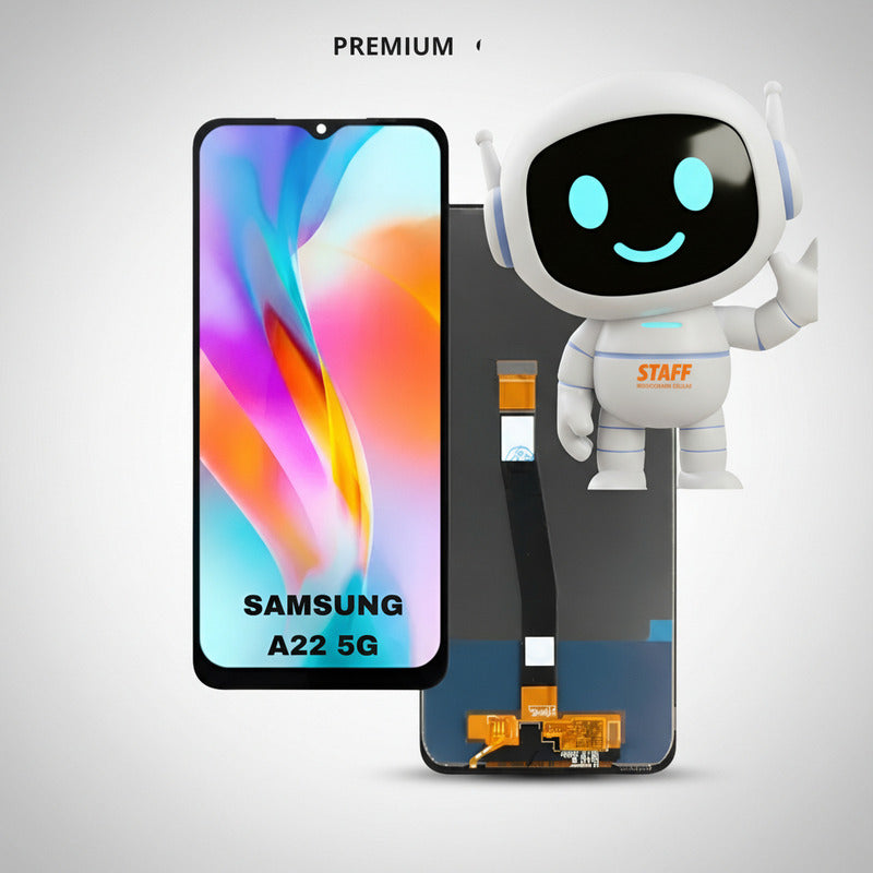 Pantalla Samsung  A22 5g   Calidad Premium Negro