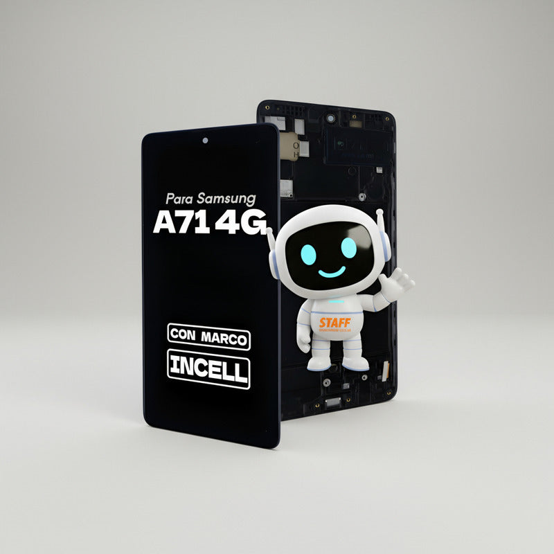 Pantalla Display Incell Para Samsung A71 4g Sm-a715 Marco Negro
