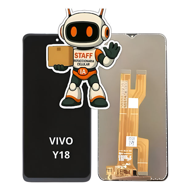 Pantalla Compatible Vivo Y18  Alta Calidad Premium Negro