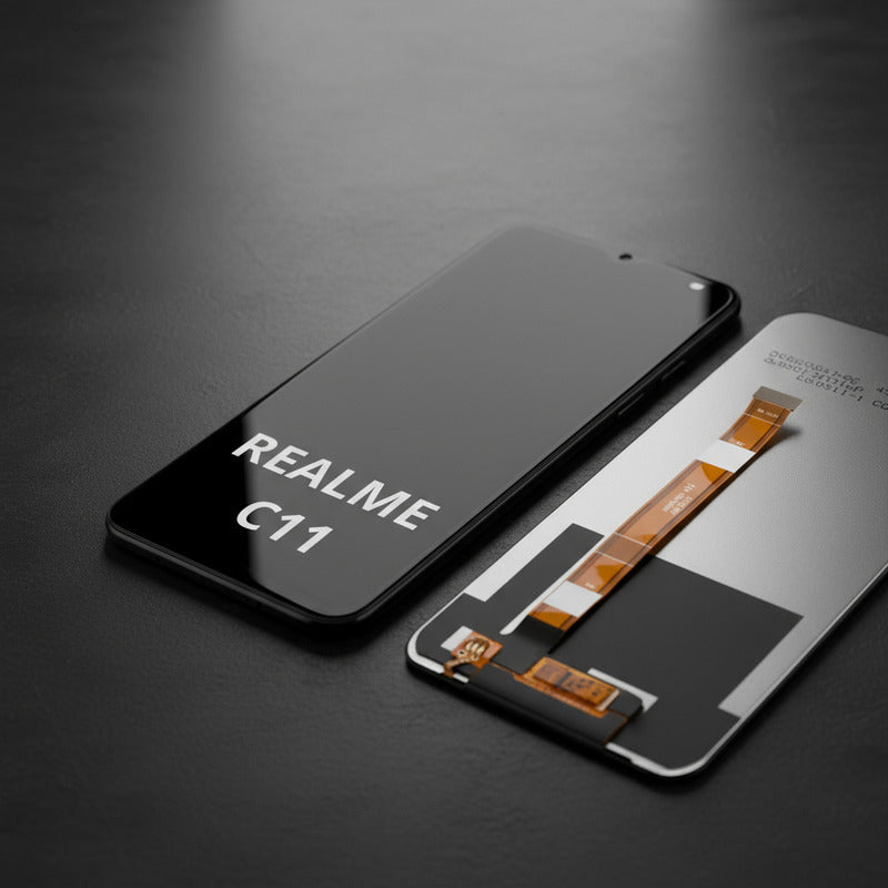 Pantalla Compatible Realme C11 Alta Calidad Premium Negro