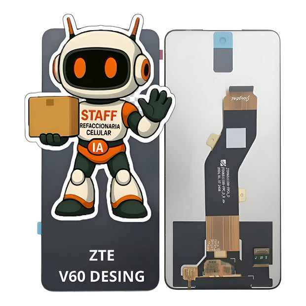 Pantalla Compatible Zte V60 Desing Alta Calidad Premium Negro