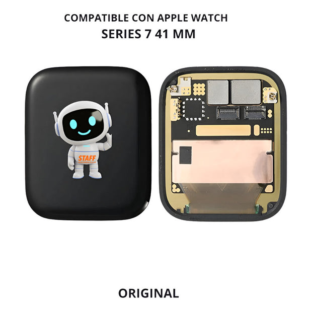 Pantalla Display Apple Watch Serie 7 41 Mm A2476 Premium Negro