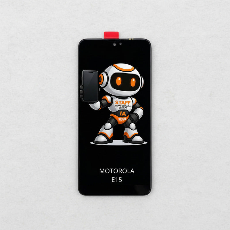 Pantalla Motorola E15 Xt2523 Alta Calidad Premium Negro