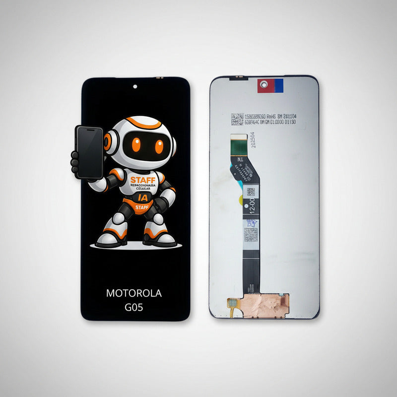Pantalla Motorola G05 Xt2523 Alta Calidad Premium Negro