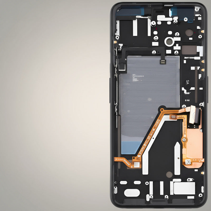Pantalla Compatible Google Pixel 4 Xl C Marco Alta Calidad Negro
