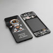 Pantalla Samsung A20 Oled Con  Marco A205 Calidad Premium Negro