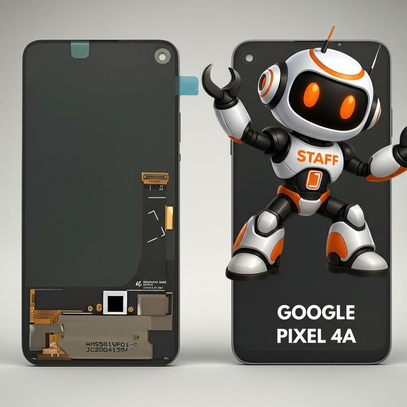 Pantalla Compatible Google Pixel 4a  Alta Calidad Premium Negro