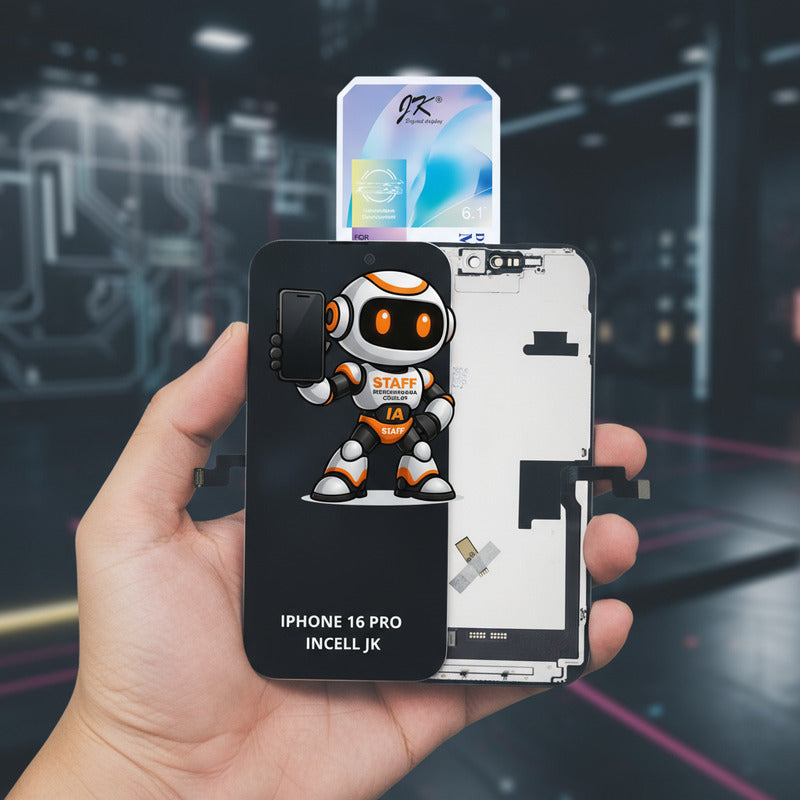Pantalla iPhone 16 Pro Incell Jk Alta Calidad Premium Negro