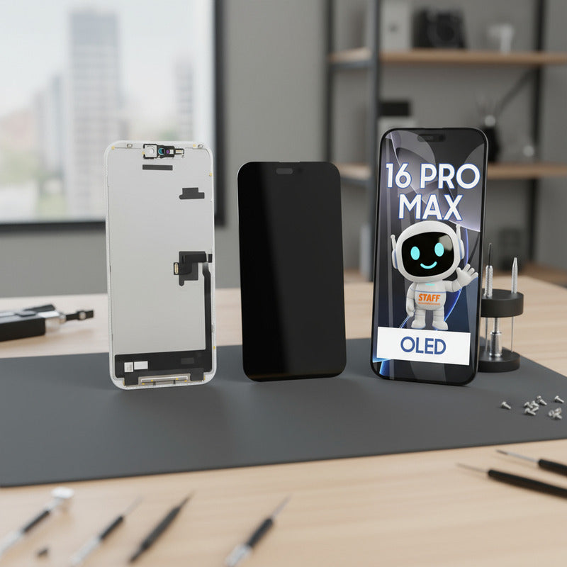 Pantalla Display Para iPhone 16 Pro Max Oled Big Premium Negro