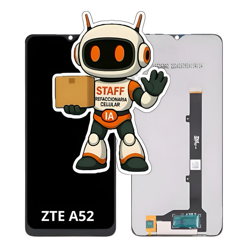 Pantalla Compatible Zte A52 Alta Calidad Premium Negro