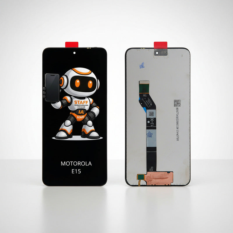 Pantalla Motorola E15 Xt2523 Alta Calidad Premium Negro