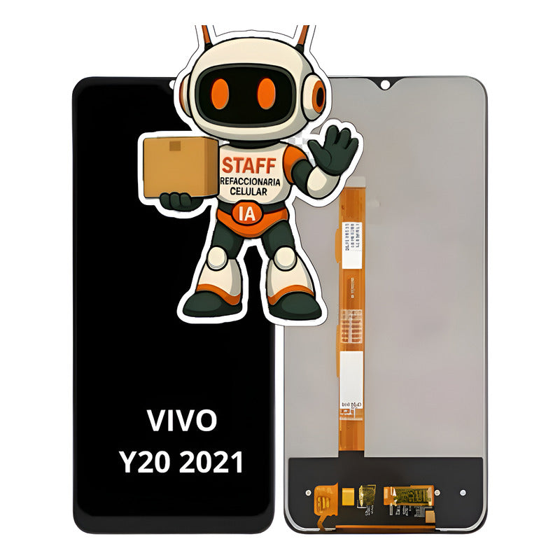 Pantalla Compatible Vivo Y20 2021 Alta Calidad Premium Negro