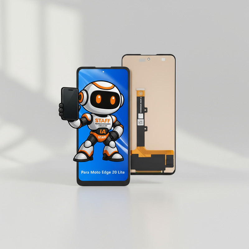 Pantalla Compatible Con Motorola Edge 20 Lite Calidad Incell Negro