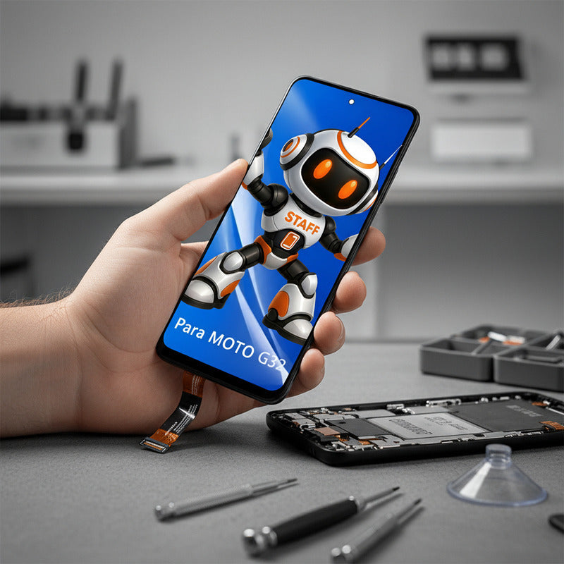 Pantalla Compatible Motorola G32  Alta Calidad Premium Negro