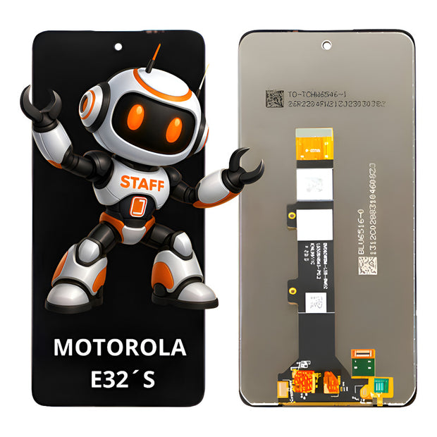 Pantalla Compatible Motorola E32´s  Alta Calidad Premium Negro