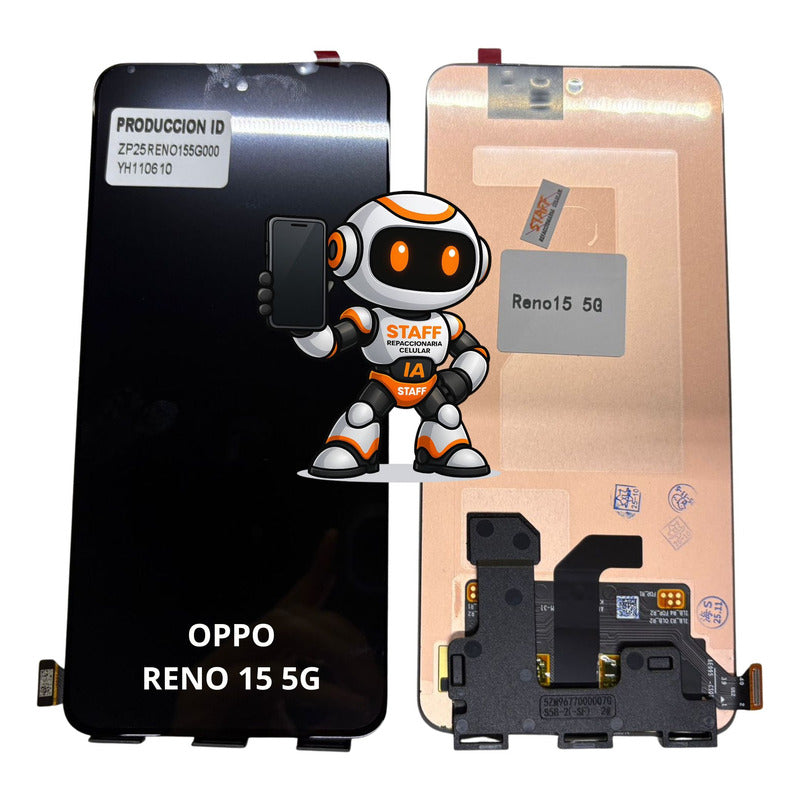 Pantalla Oppo Reno 15 5g Oled Alta Calidad Premium Negro