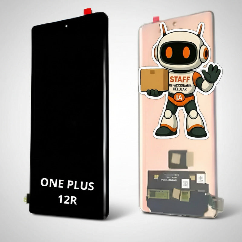 Pantalla  One Plus 12r Oled Alta Calidad Premium Negro