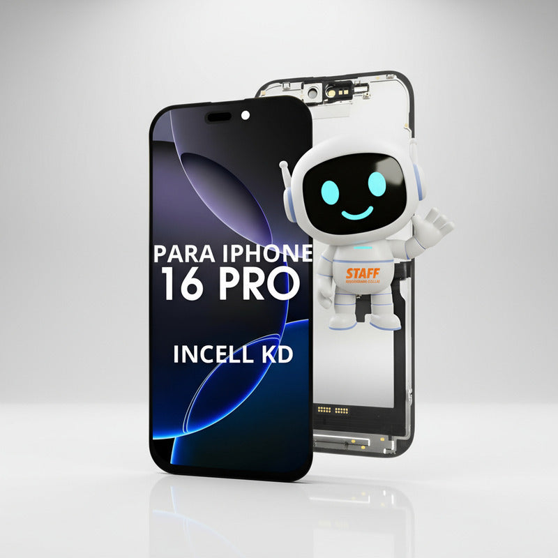 Pantalla Display Para iPhone 16 Pro  Incell Kd Hd Negro