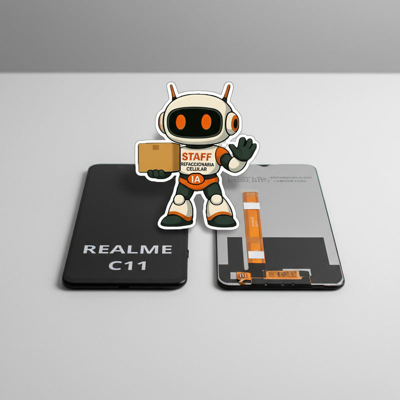 Pantalla Compatible Realme C11 Alta Calidad Premium Negro