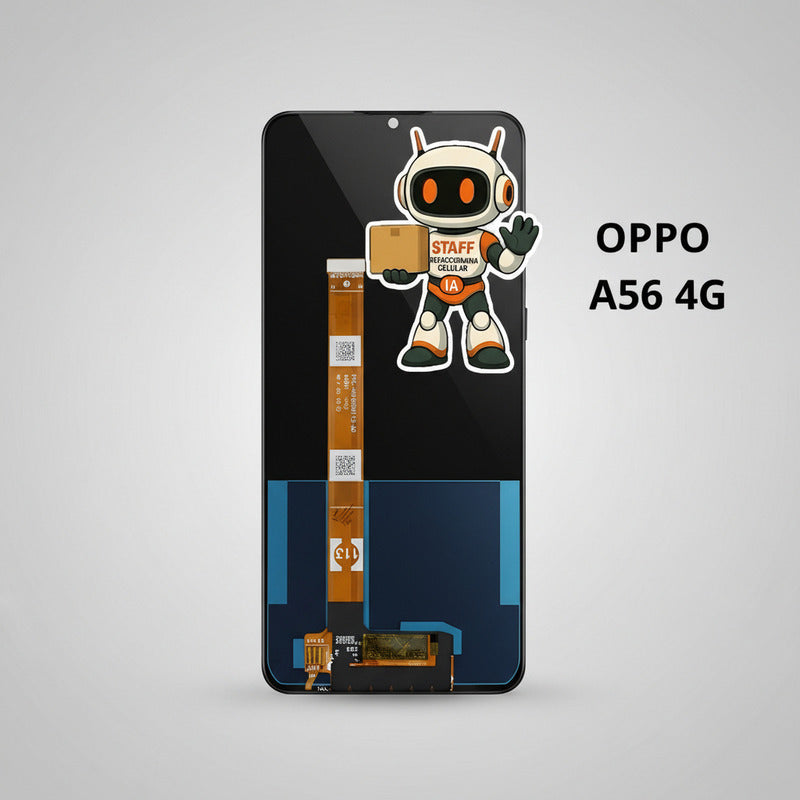 Pantalla Compatible Oppo A56 4g  Alta Calidad Premium Negro