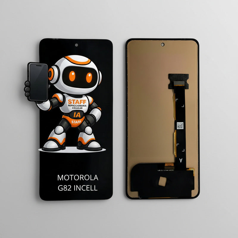 Pantalla Compatible Motorola G82 Incell Negro