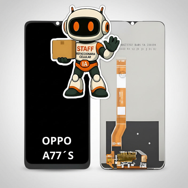 Pantalla Compatible Oppo A77s Alta Calidad Premium Negro