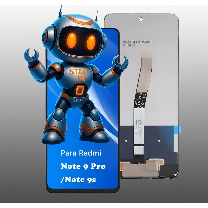 Pantalla  Xiaomi Redmi Note 9s Alta Calidad Premium Negro