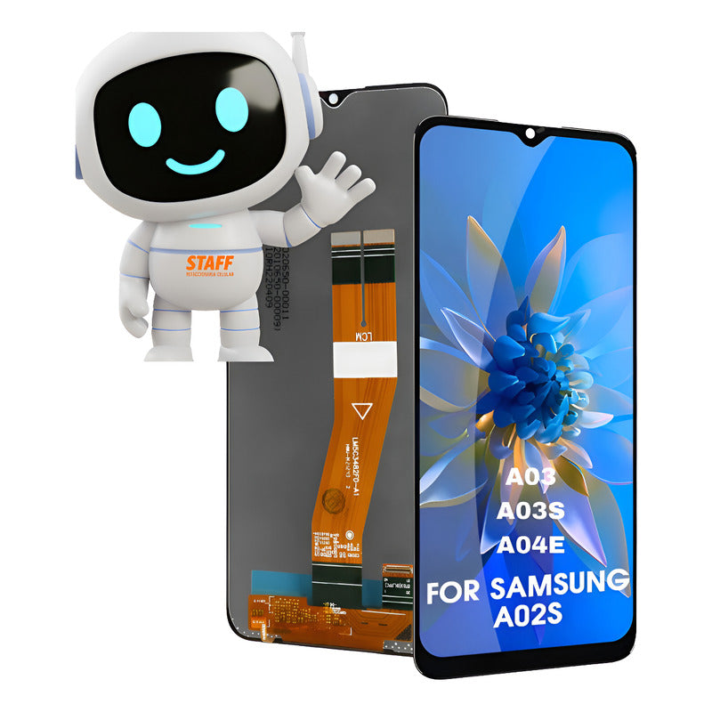 Pantalla Samsung A02s A03s A03 A04e Alta Calidad Negro