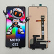 Pantalla Compatible Motorola G72 Oled Alta Calidad Premium Negro