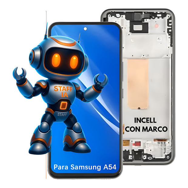 Pantalla Samsung A54 Incell Con Marco Premium Negro