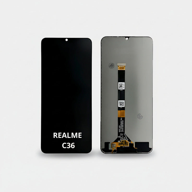 Pantalla Compatible Realme C36 Alta Calidad Premium Negro