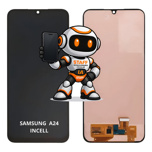 Pantalla Samsung A24 A245 Incell Calidad Premium En Incell Negro