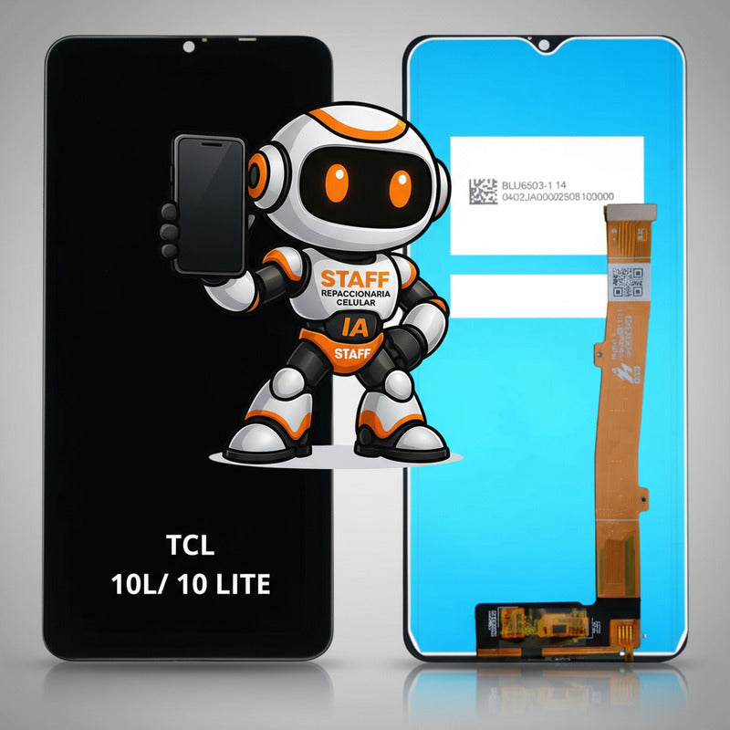 Pantalla Compatible Tcl 10l 10 Lite T770h, Calidad Premium Negro