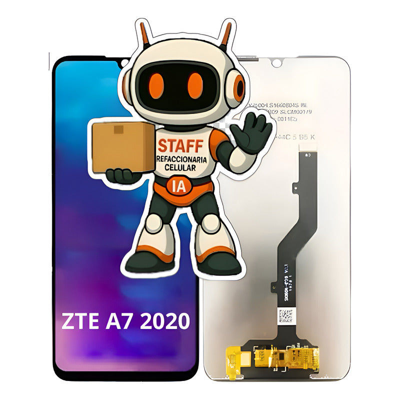 Pantalla Compatible Zte A7 2020 Alta Calidad Premium Negro