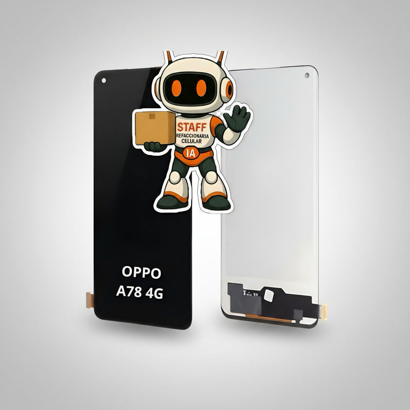 Pantalla Compatible Oppo A78 4g Módulo Táctil Incell Negro