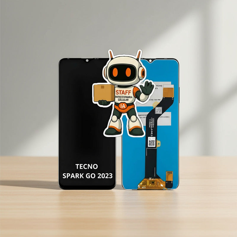 Pantalla Compatible Tecno Spark Go 2023 Alta Calidad Premium Negro