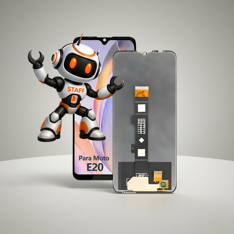 Pantalla Compatible Motorola E20 Alta Calidad Premium Negro