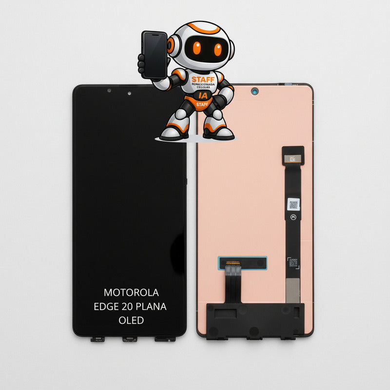 Pantalla Motorola Edge 20/ Edge 20 Pro Oled Calidad Premium Negro
