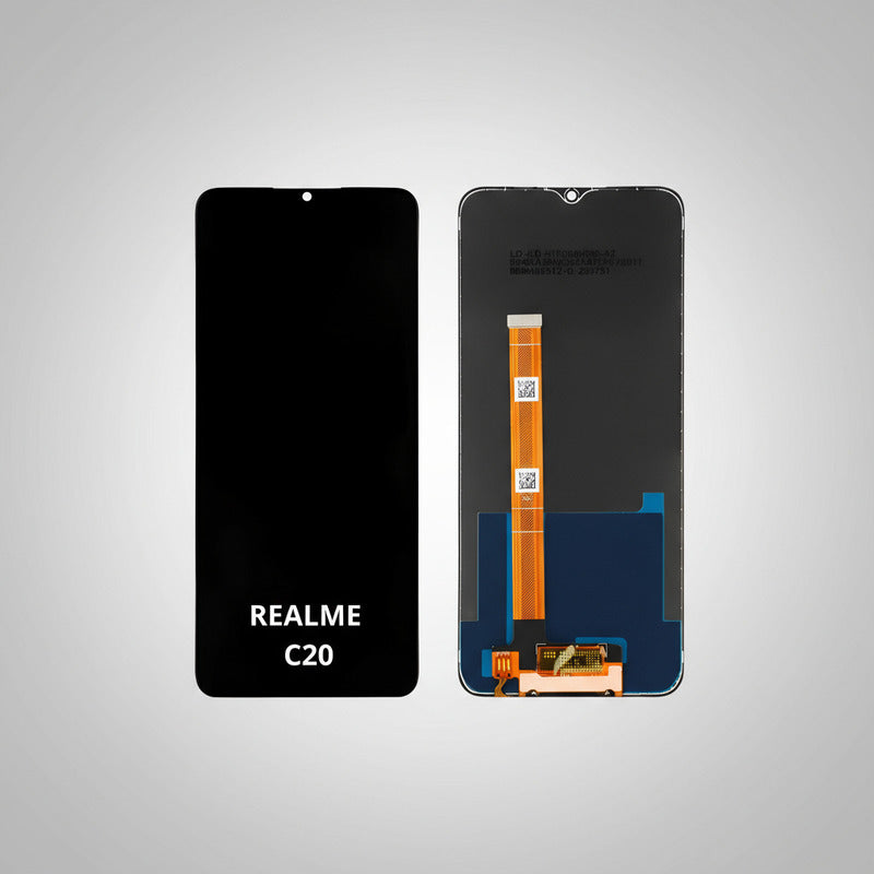 Pantalla Compatible Realme C20  Alta Calidad Premium Negro